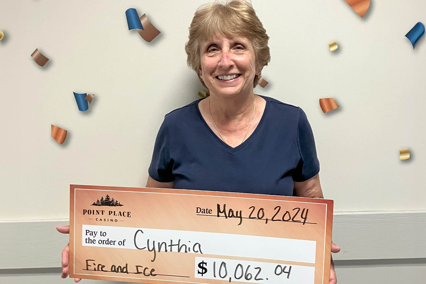 Cynthia won $10,062