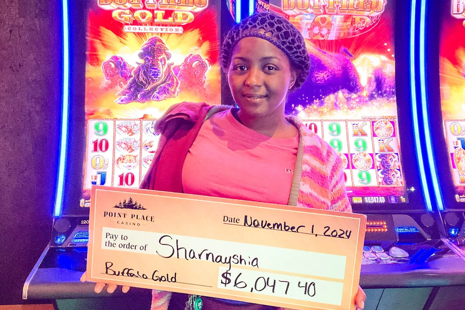 Sharnayshia won $6,047!