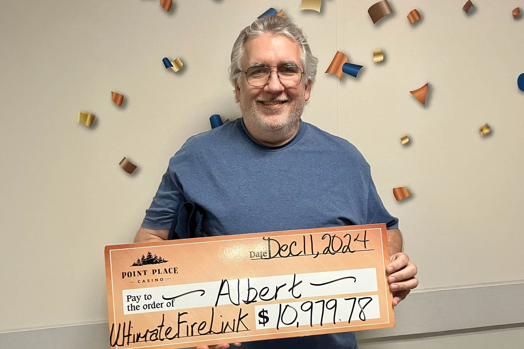 Albert won $10,979!