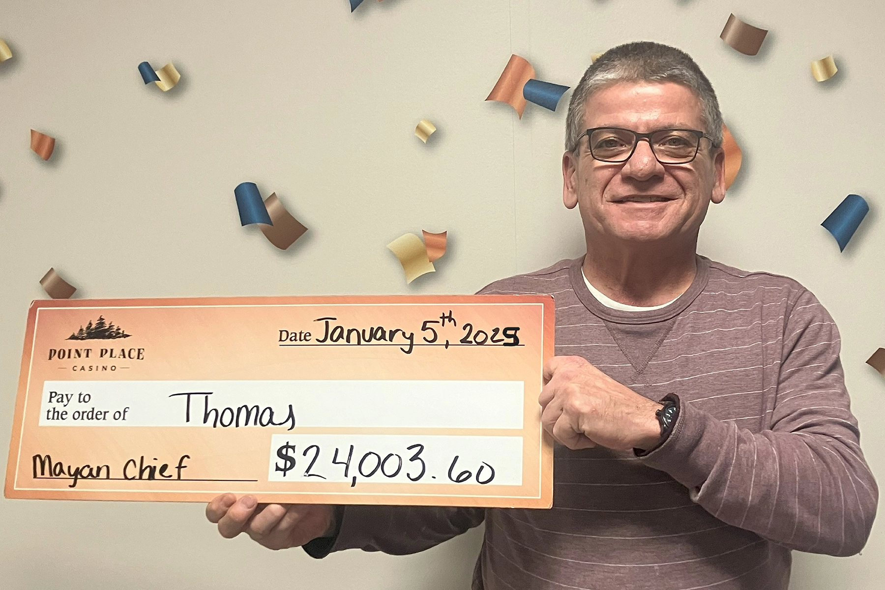 Thomas won $24,003!