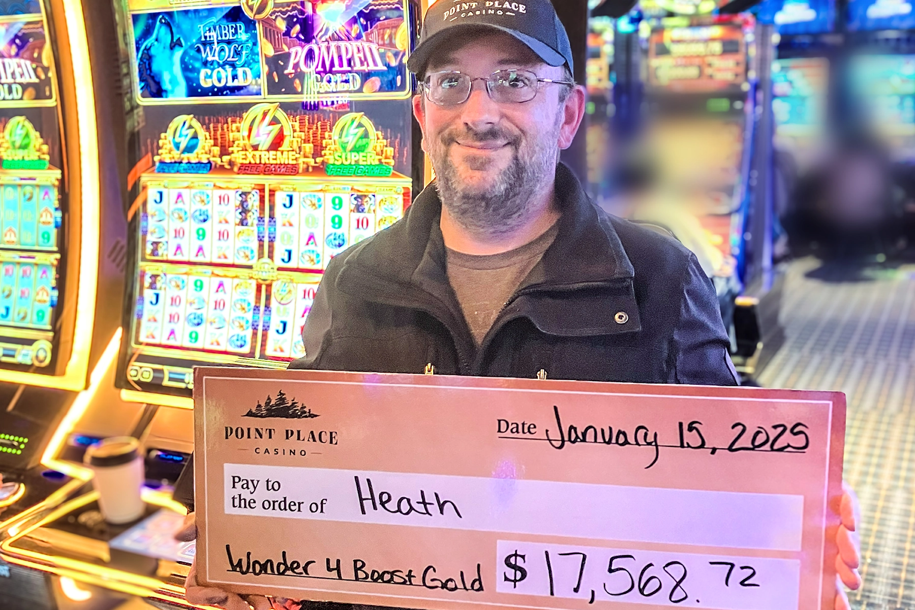 Heath won $17,568!